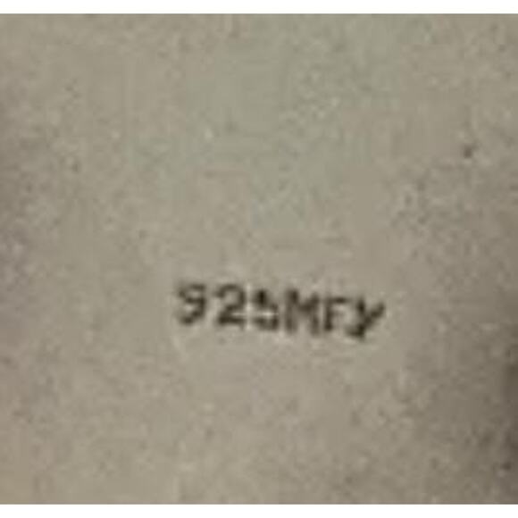 MFY 925 Sterling Silver Pink Confetti Art Glass Hinged Bangle Bracelet - Picture 5 of 5